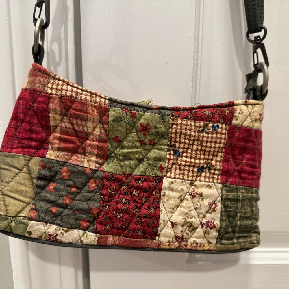 Patchwork Quilted Crossbody Bag - Multicolor - image 2